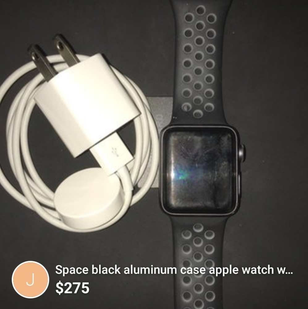 Apple watch with charger